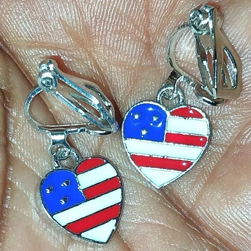 Super cute kid's fashion clip-on earrings